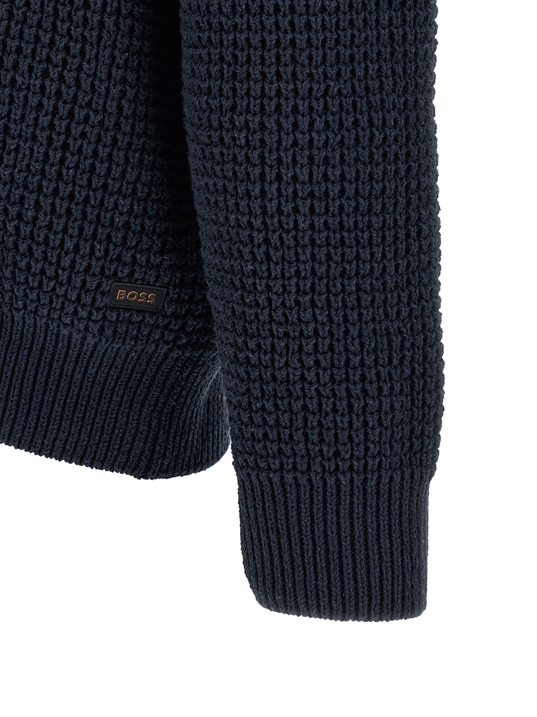 Hugo Boss Honeycomb Cardigan Sweaters and Cardigans - Blue | e27cac45c457c07b154edf7abd4983741377b97b