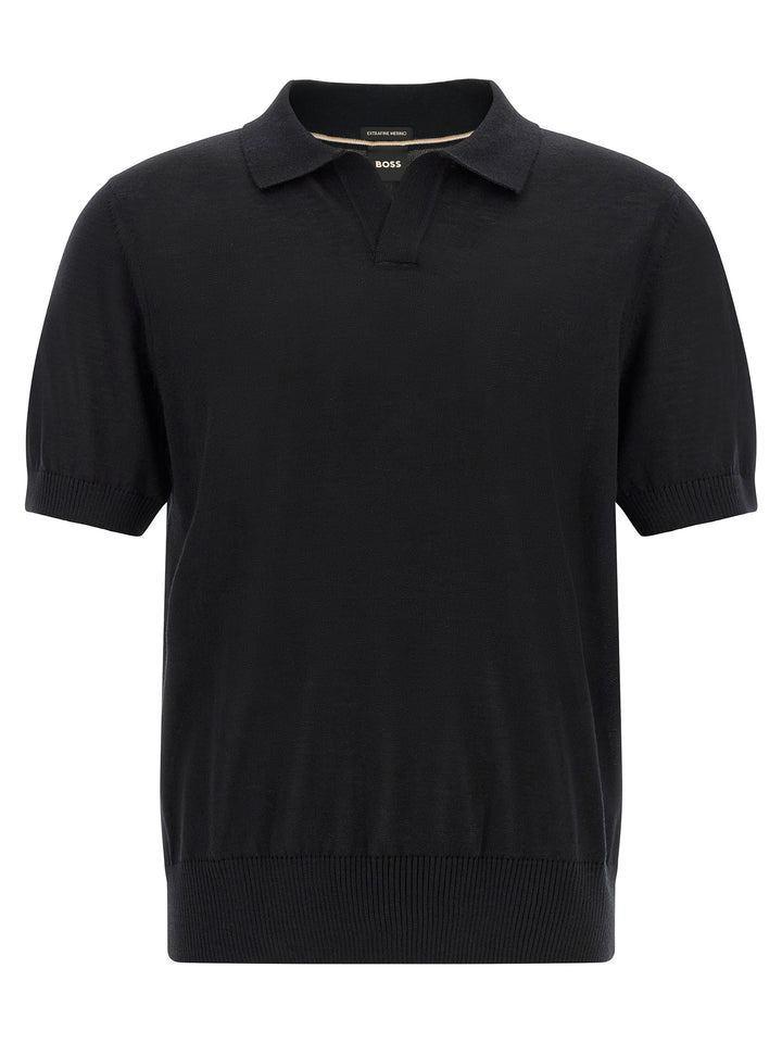 Hugo Boss H-Lantoni Polo - Black | 6f87bb06f2f0f35c551be9cb7f270f808f88e245