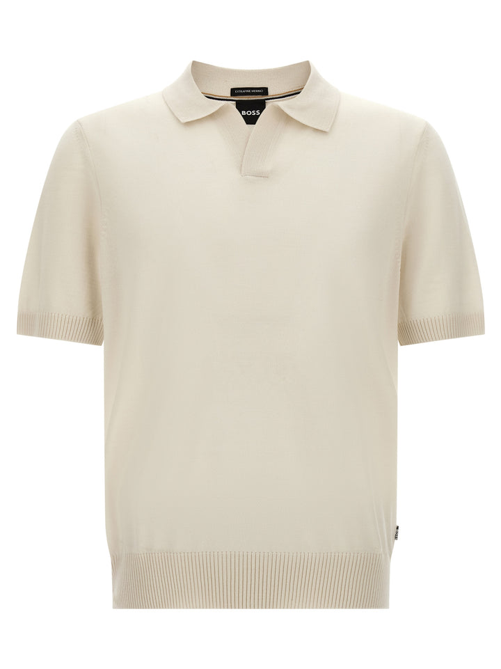 Hugo Boss H-Lantoni Polo - White | 9cb851f7bba042f8b0403026292f42b47d358464