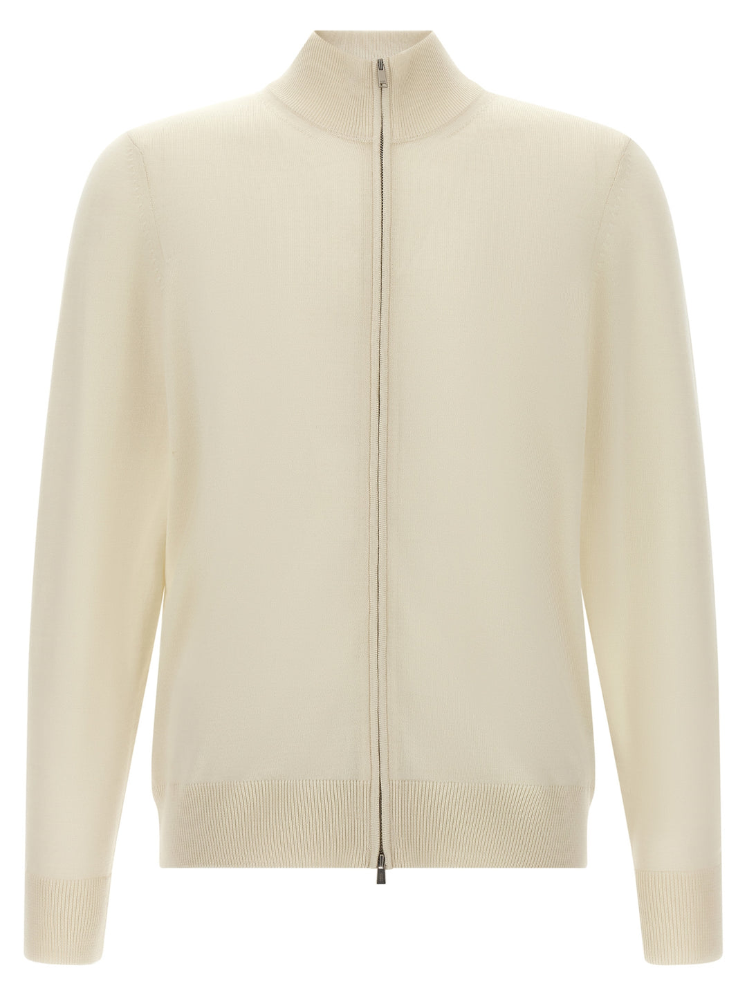 Hugo Boss Shaved Knit Cardigan Sweaters and Cardigans - White | 62ae4a9d24c5913ba98b50c6fa94500af02880c2