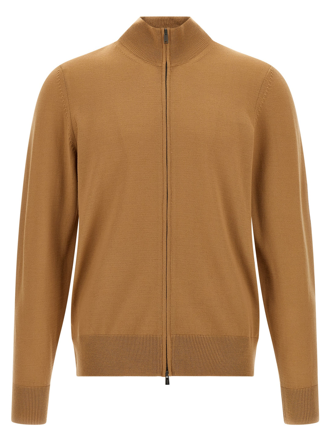 Hugo Boss Shaved Knit Cardigan Sweaters and Cardigans - Brown | d766356d807be71c0428de14e1d4f090eed1c8d8