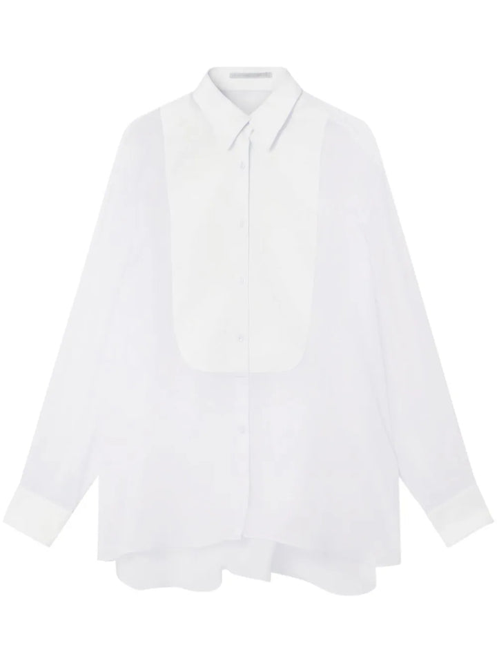 S-Wave button-up silk shirt