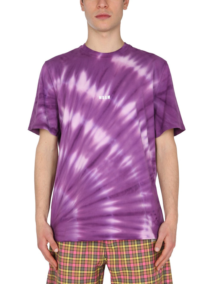 MSGM T shirts - Lilac | Wanan Luxury