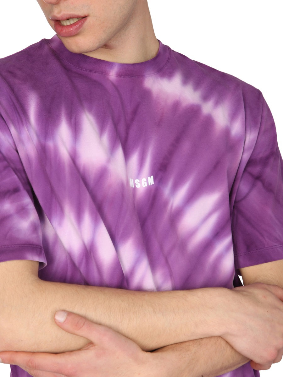 MSGM T shirts - Lilac | Wanan Luxury