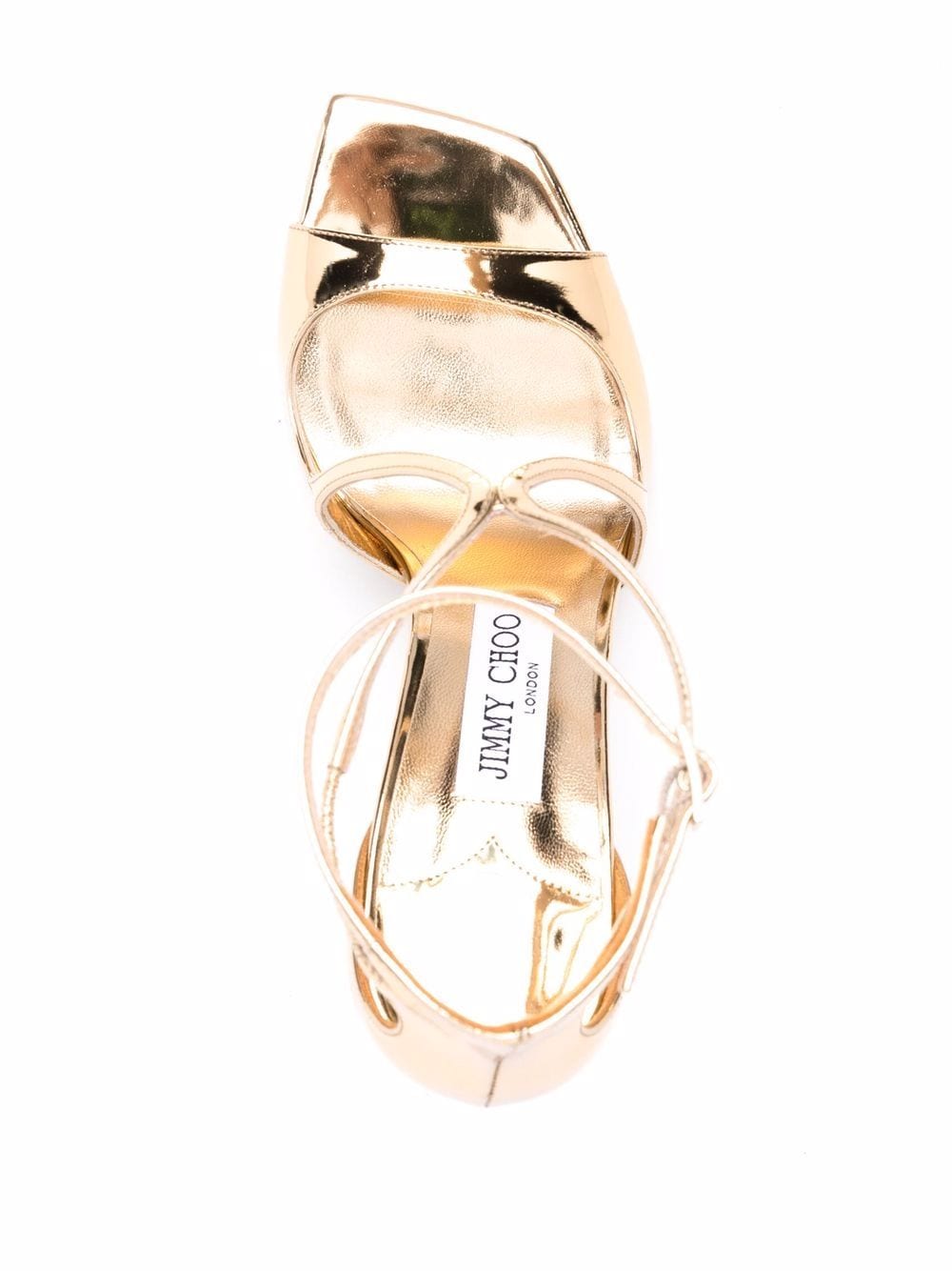 Azia metallic-effect sandals