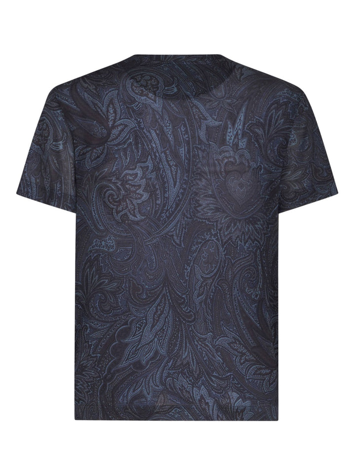 T-shirt with paisley print