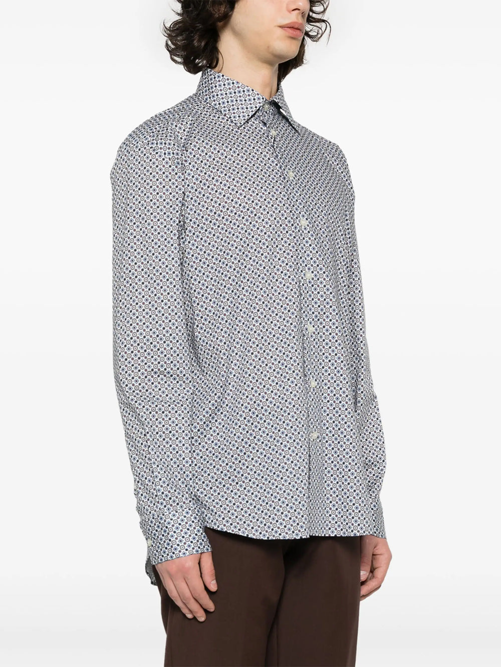 cotton shirt with graphic print