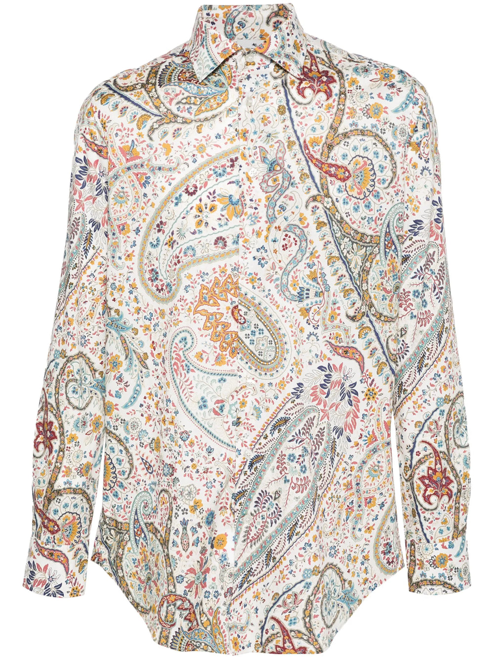 Shirt with paisley print