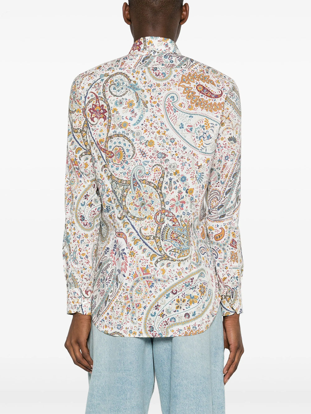 Shirt with paisley print