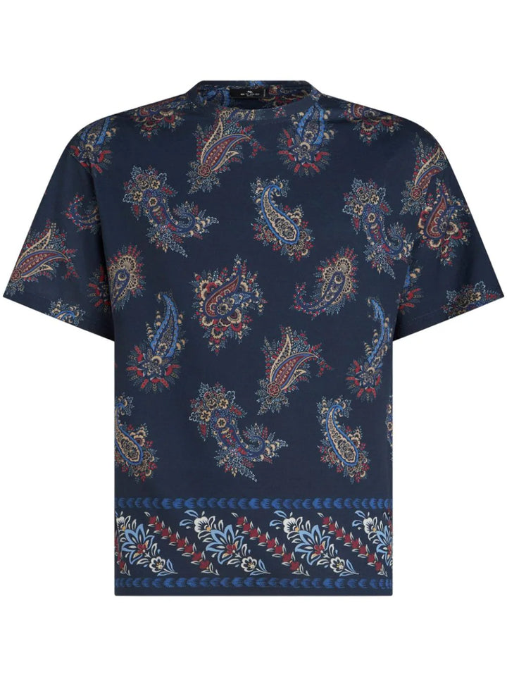 T-shirt with paisley print