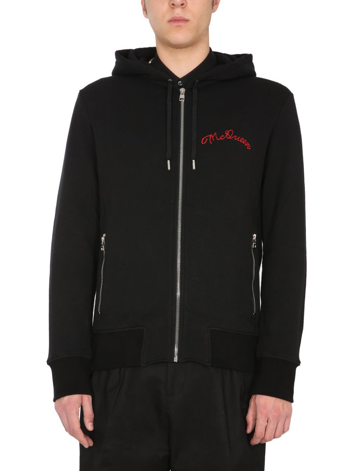 Alexander McQueen Sweatshirts - Black | Wanan Luxury