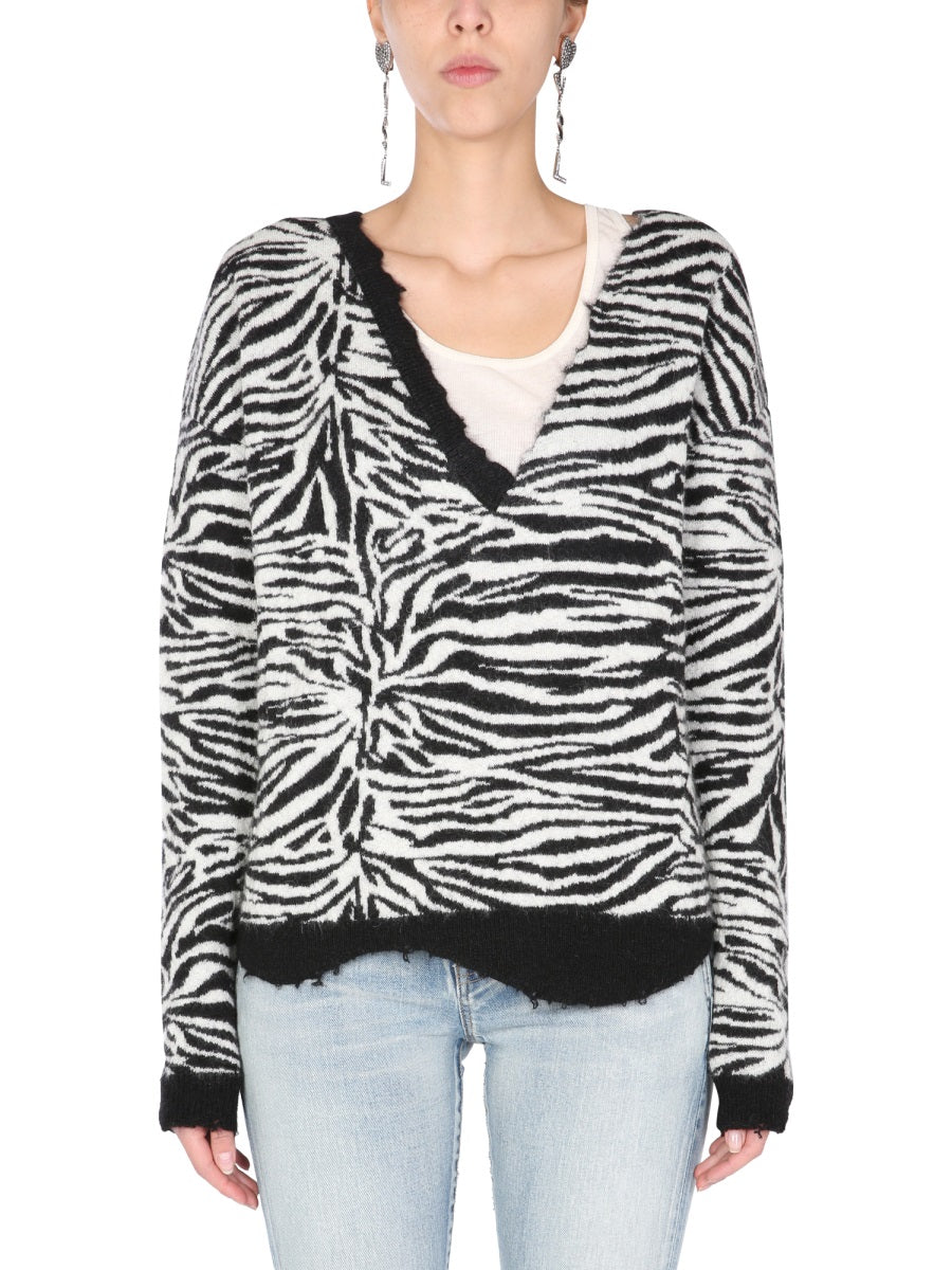 Saint Laurent Sweaters - Multicolour | 8d265f8755a64168ee4ad7cc8eb77d1da3d41543