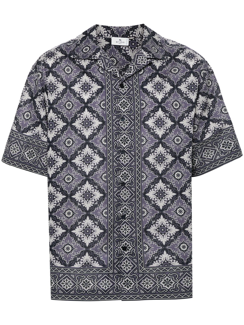 Shirt with abstract print