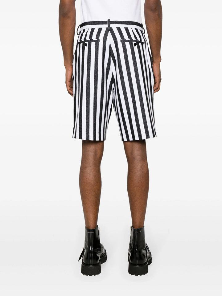 Striped chino shorts