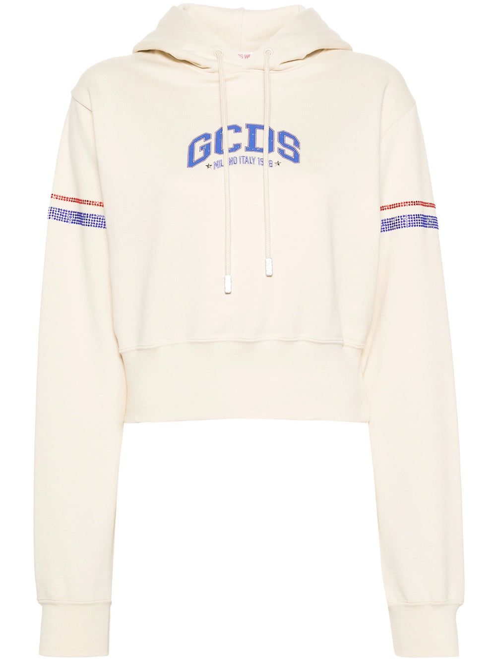 Sweatshirt with cropped decoration