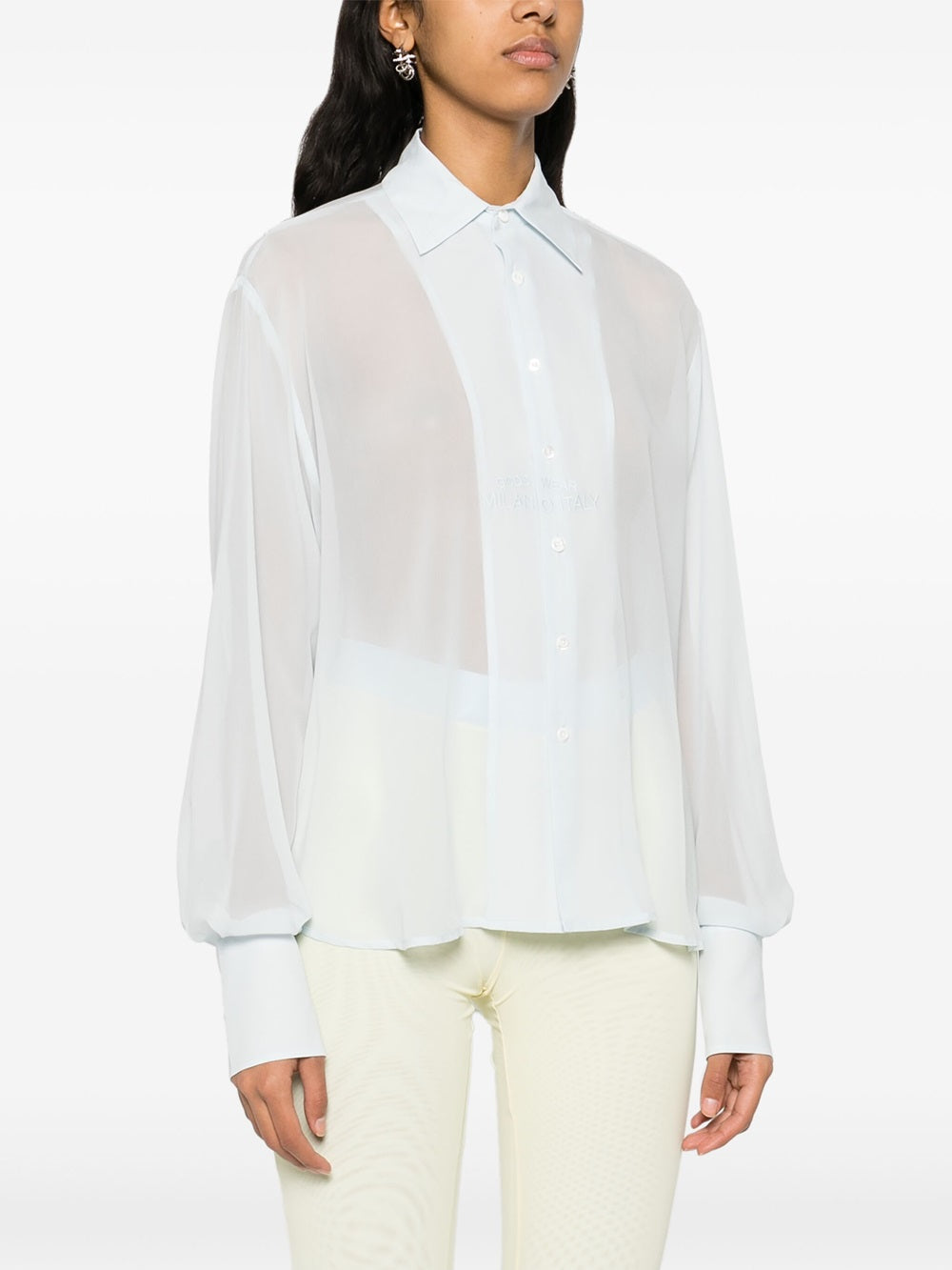 Silk georgette shirt