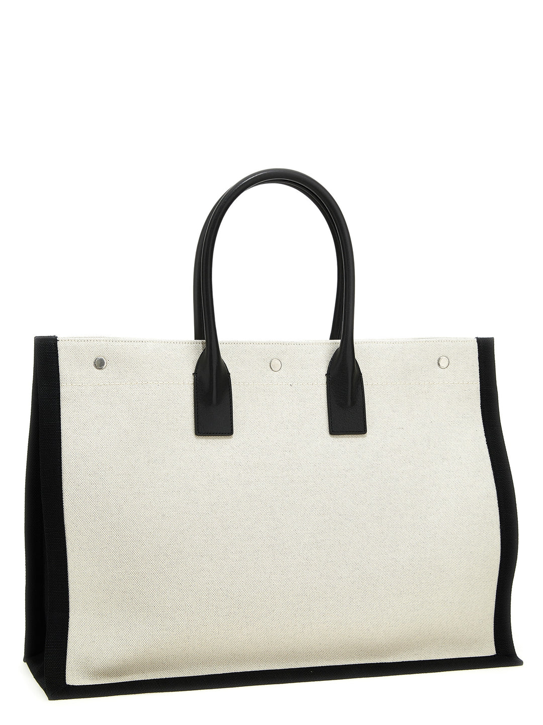 Rive Gauche Tote Bag White/Black