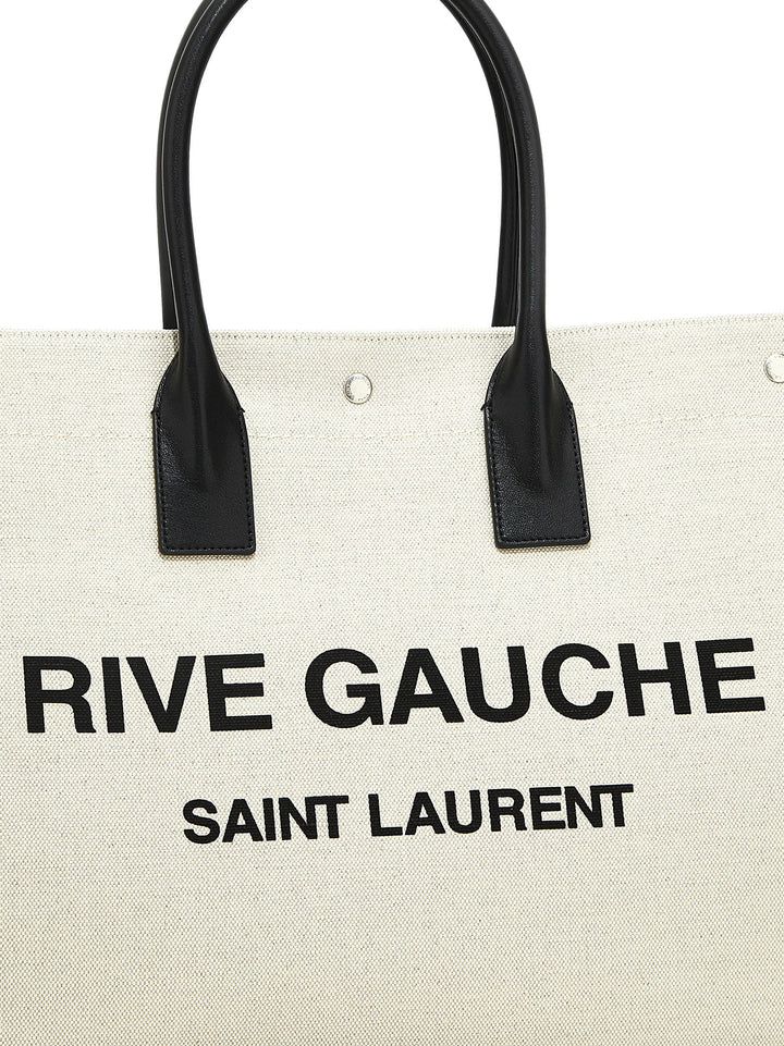 Rive Gauche Tote Bag White/Black