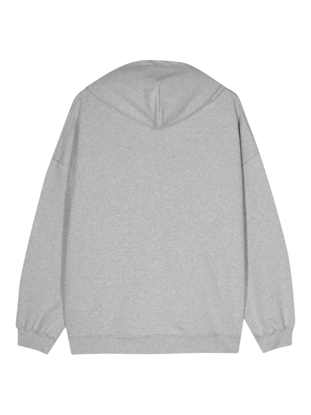 Cotton sweatshirt with applied logo