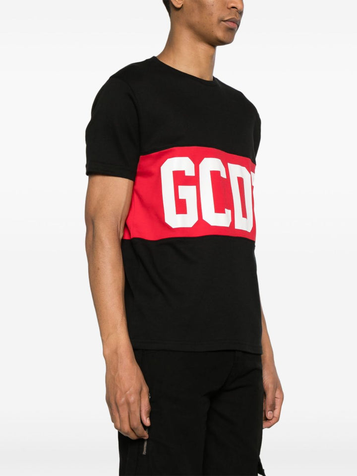 Cotton T-shirt with logo print