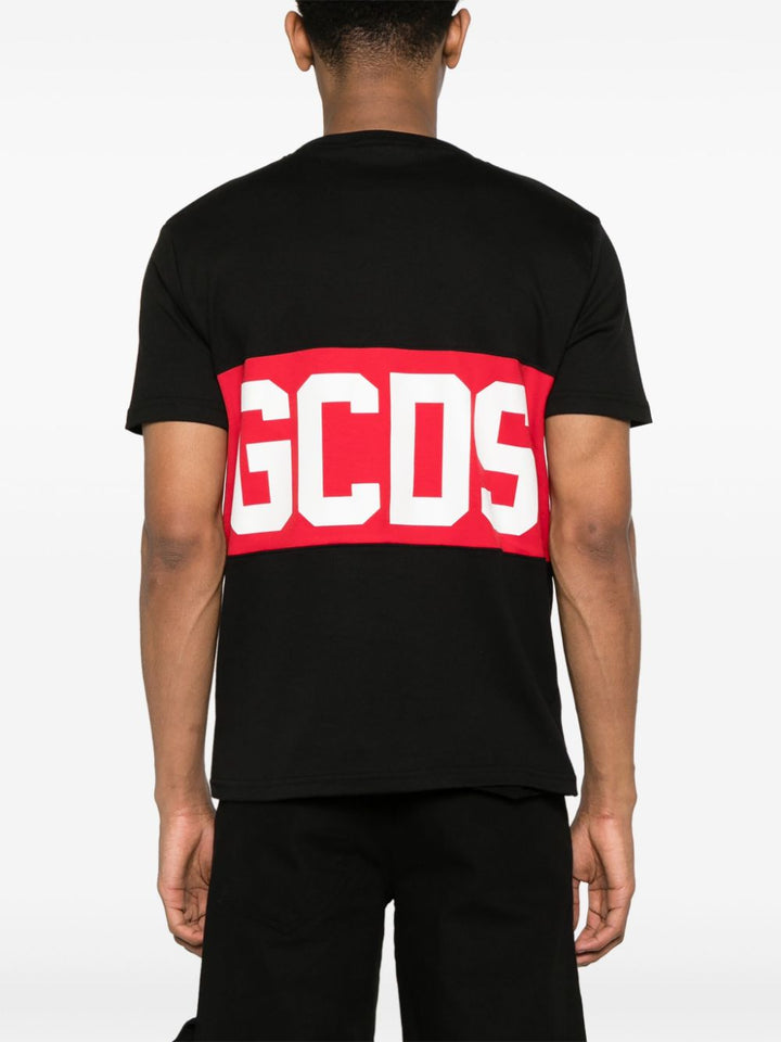 Cotton T-shirt with logo print