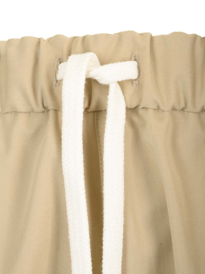 Straight Pants Trousers Beige