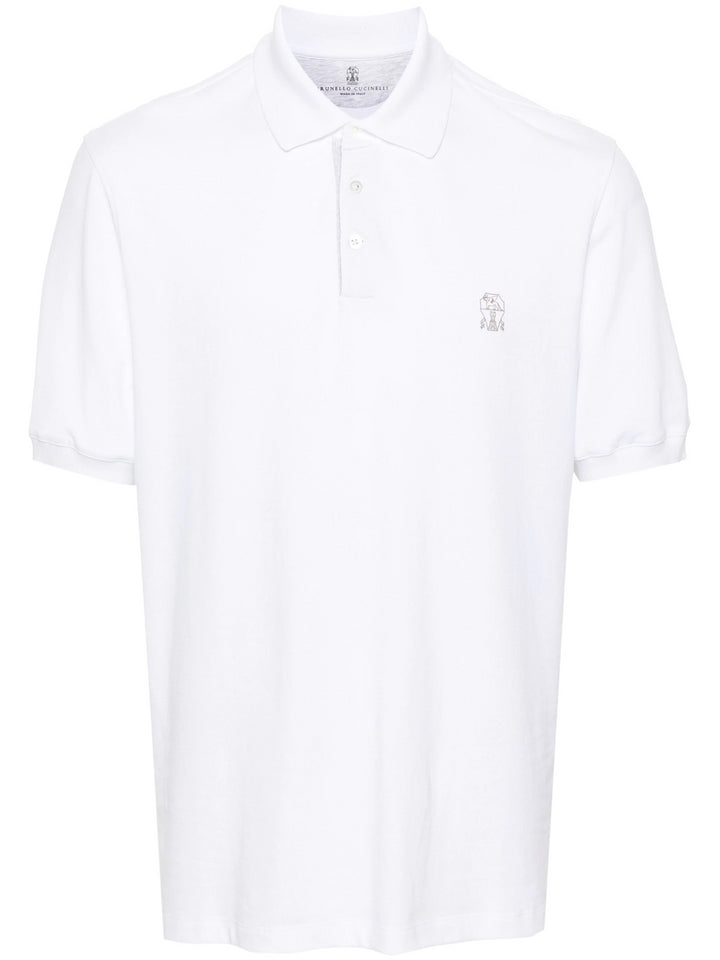 Polo shirt with embroidery