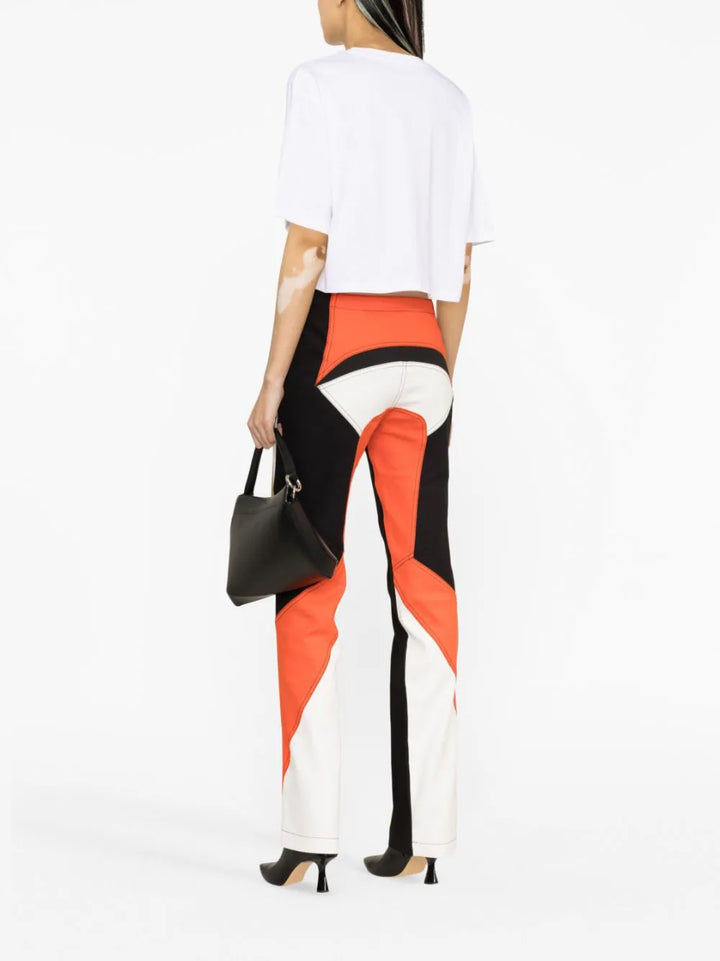 Balmain Cropped T-shirt with print