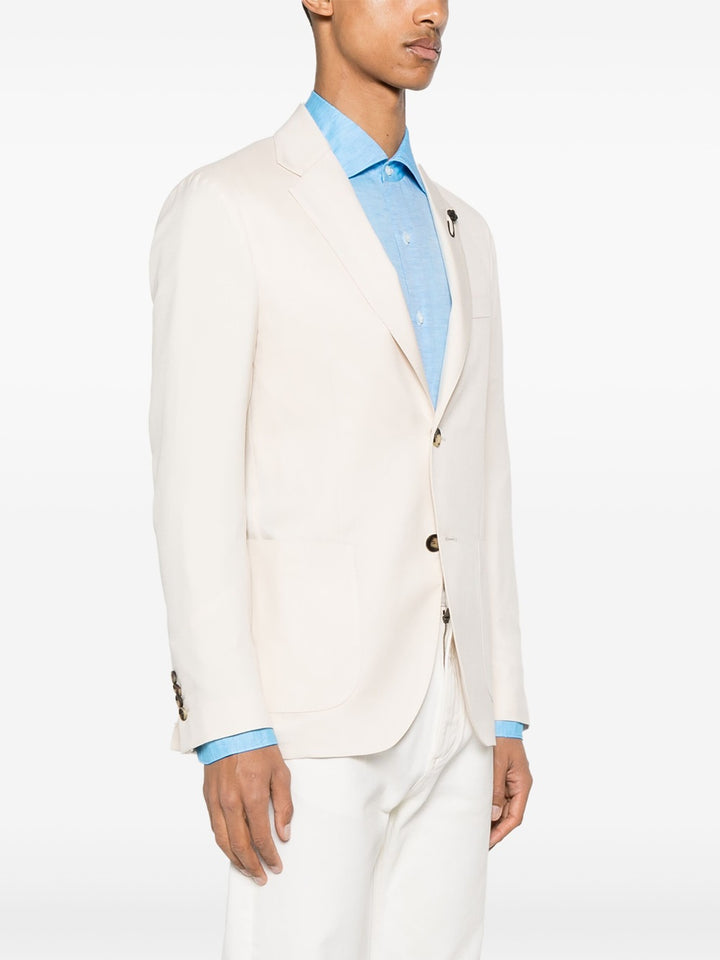 structured single-breasted blazer