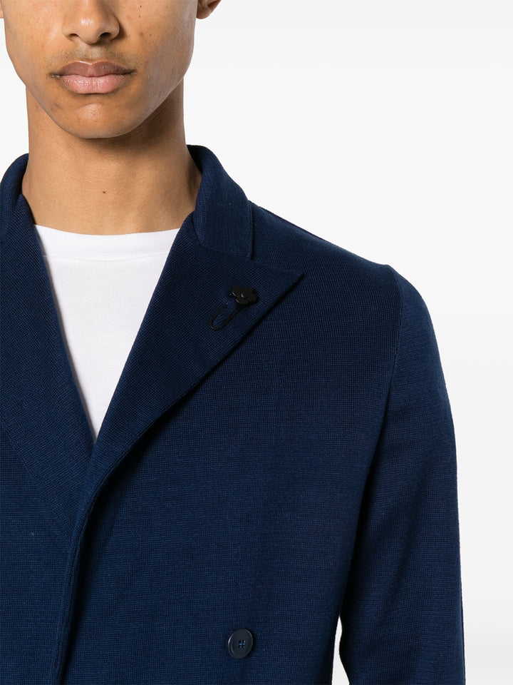 double-breasted cotton jacket