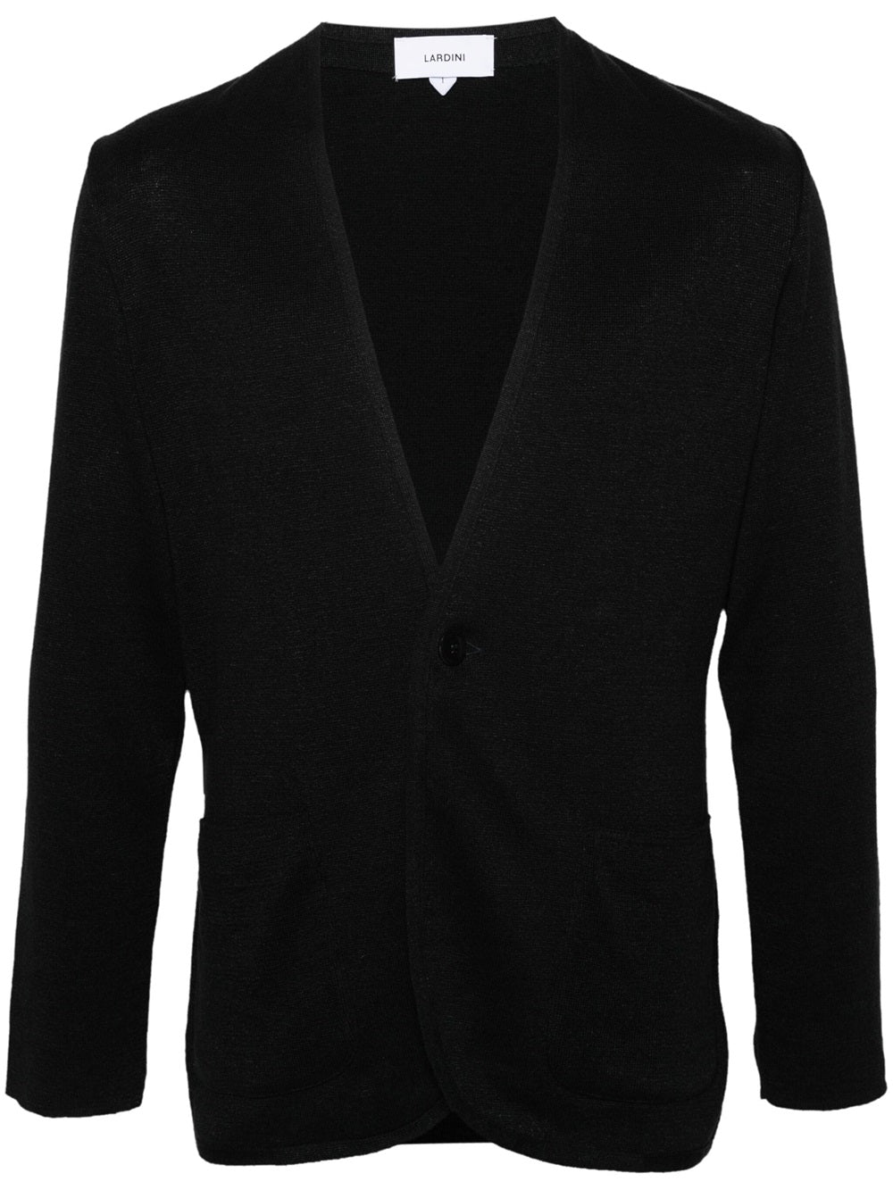 V-neck single-button cardigan