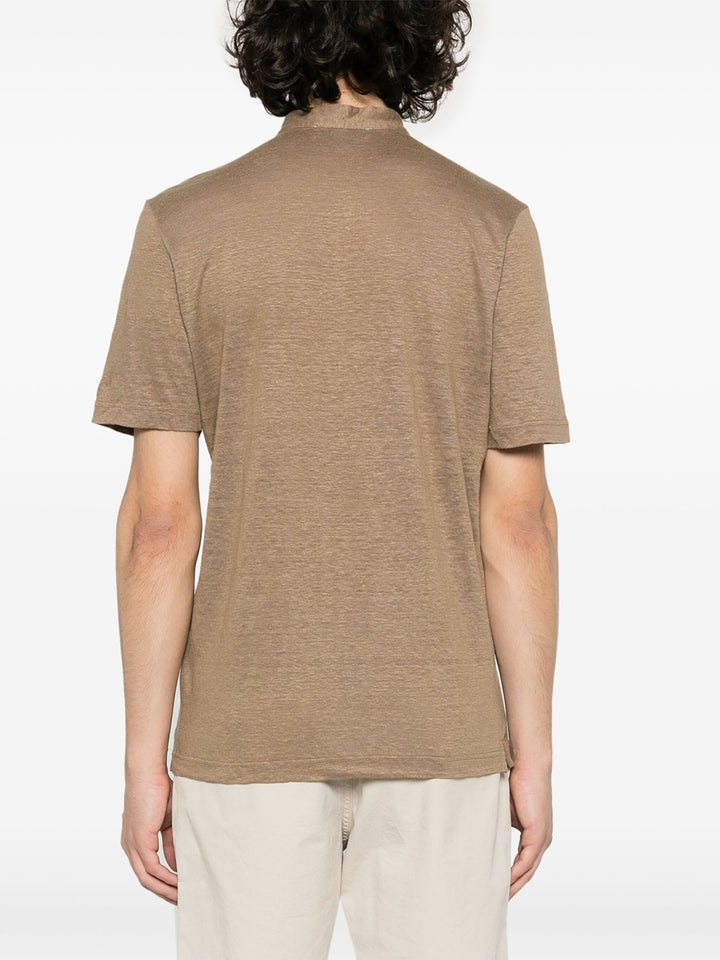 Fine-knit slub T-shirt