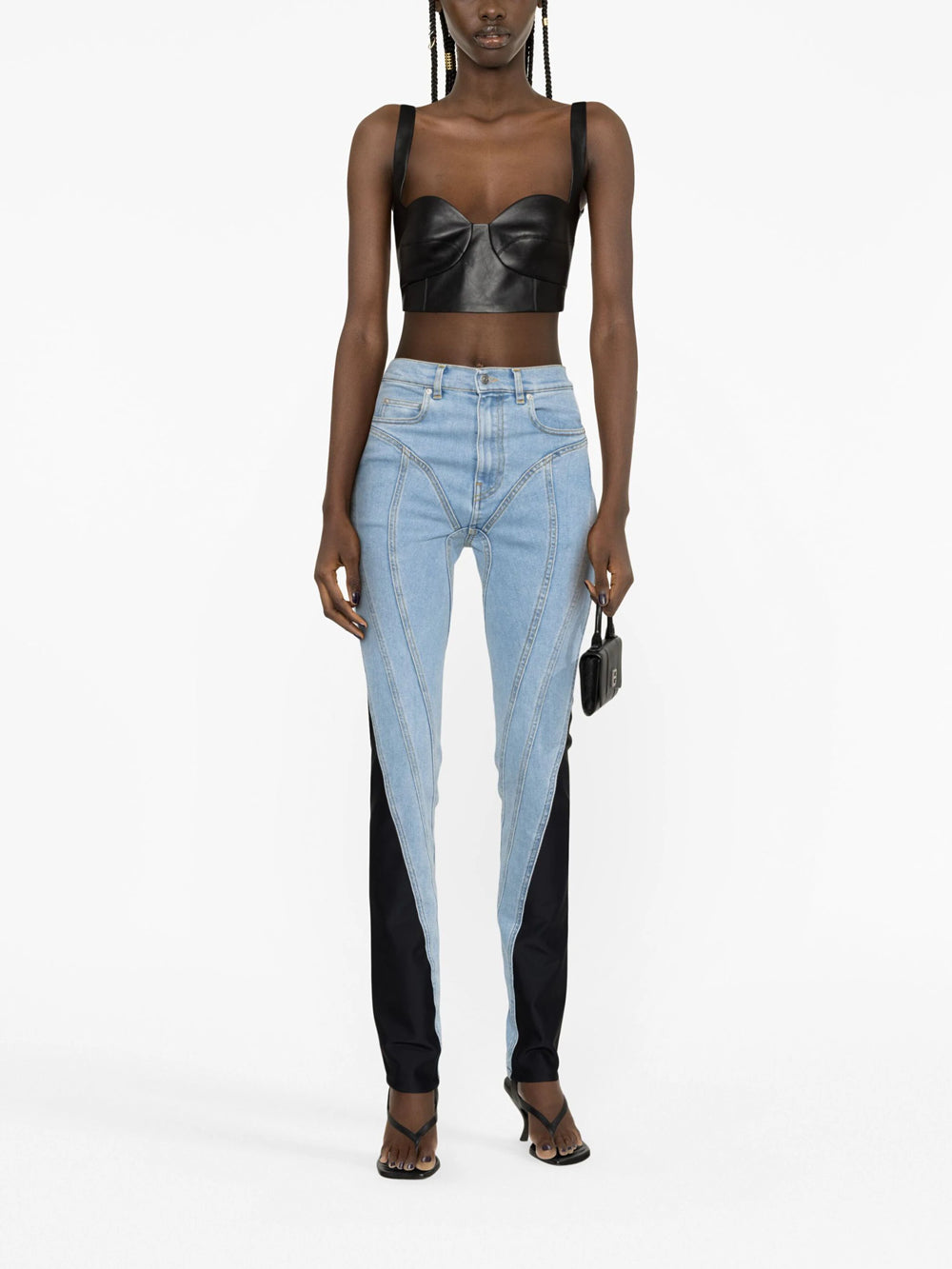 Mid-rise skinny jeans