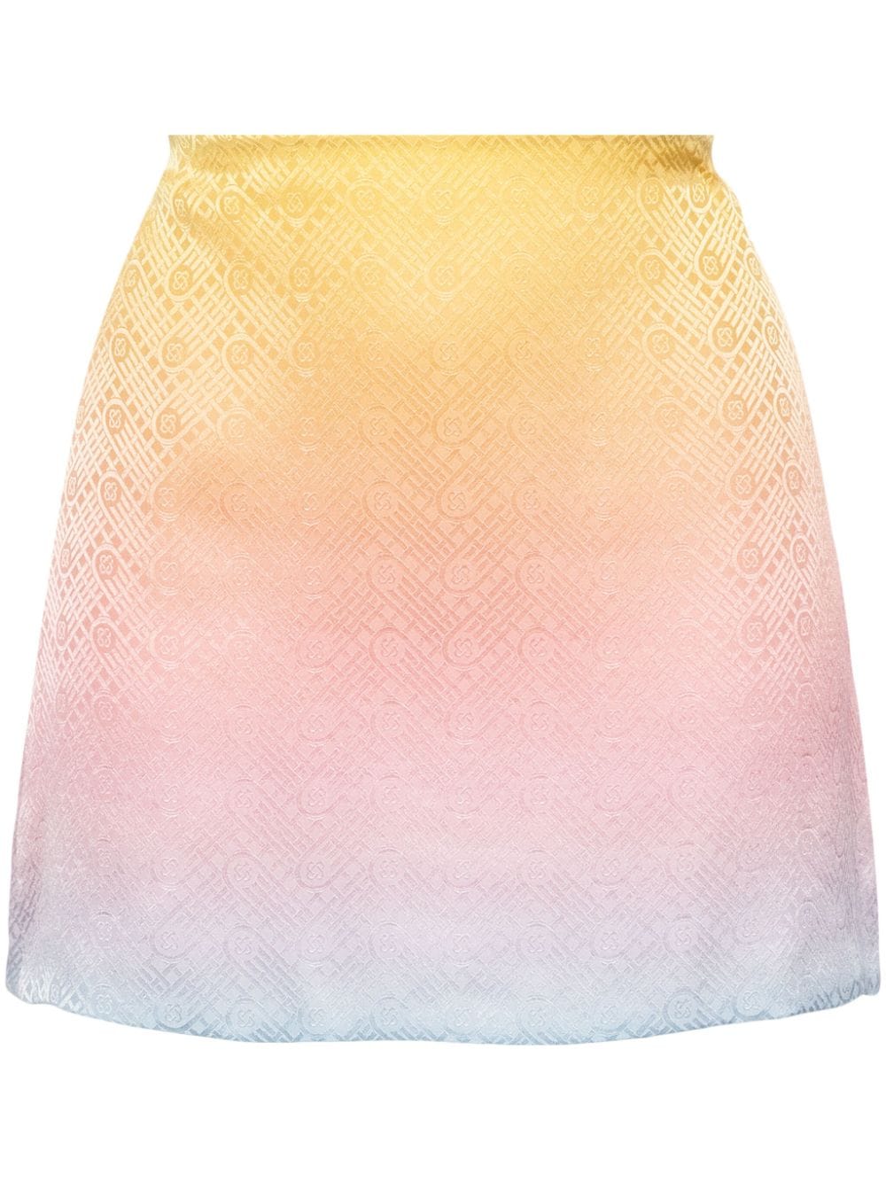 Miniskirt with shaded effect