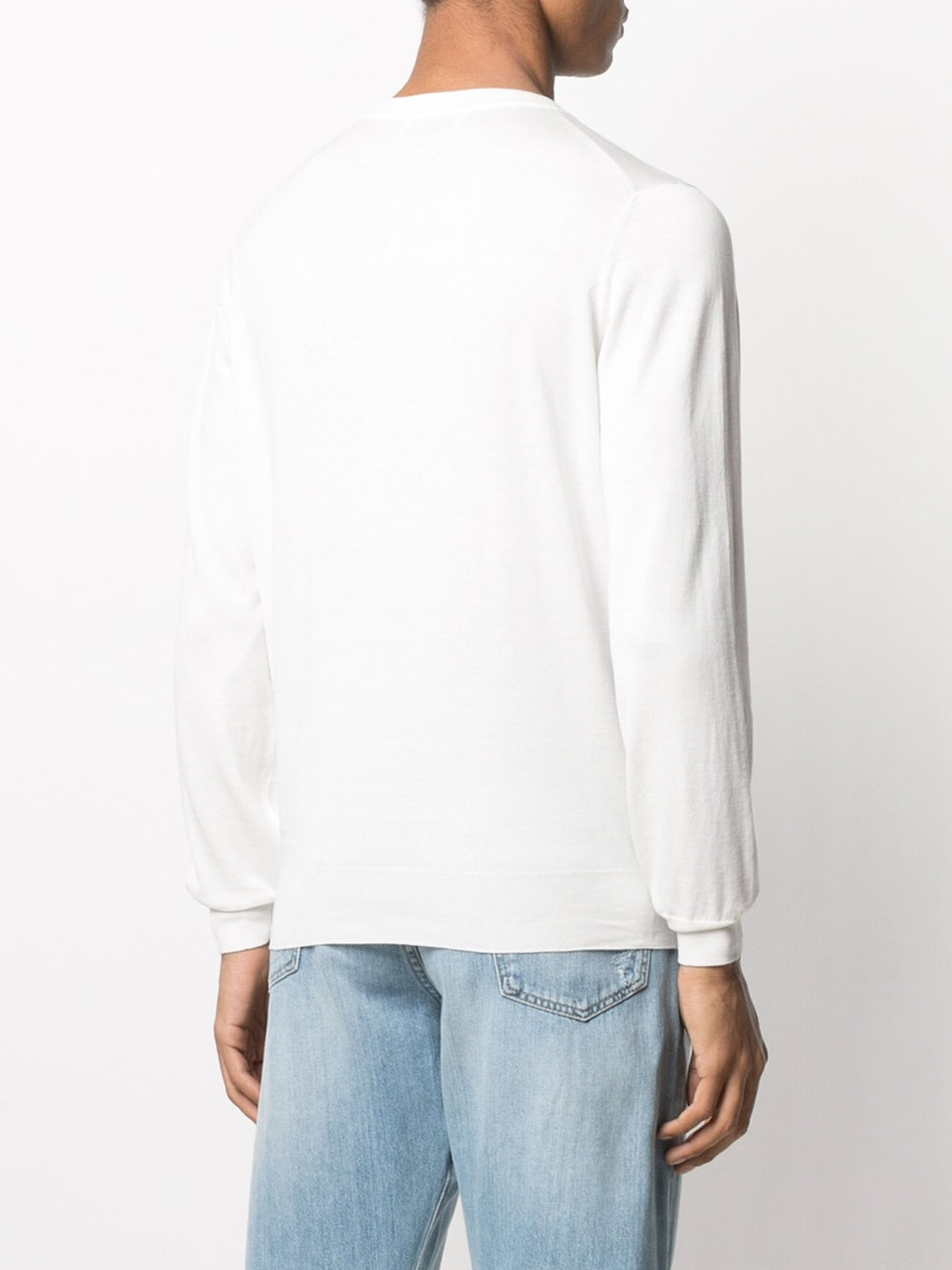 Sweatshirt with ribbed edge