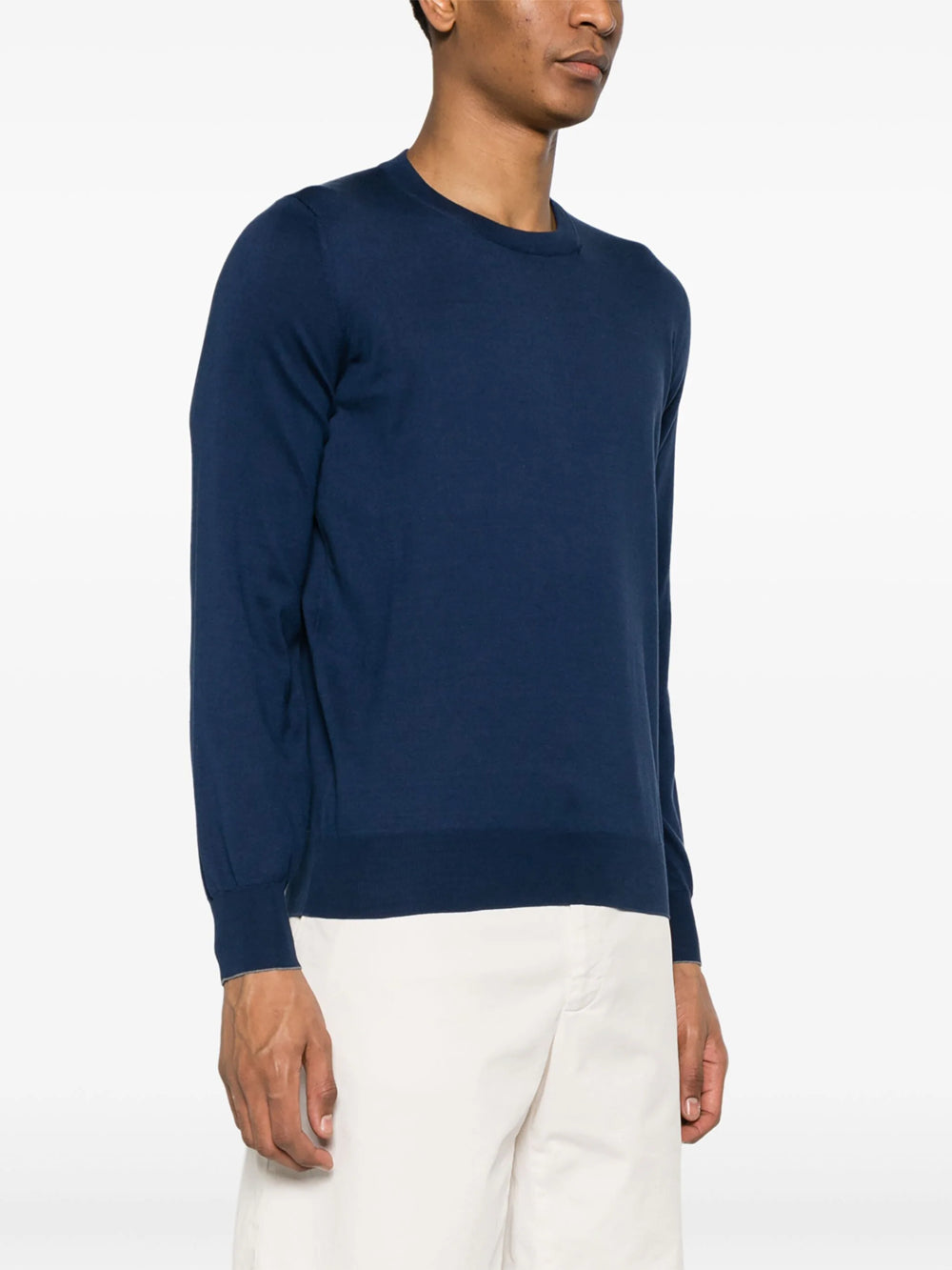 Cotton crew neck sweater