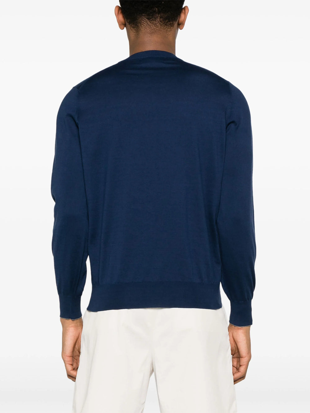 Cotton crew neck sweater