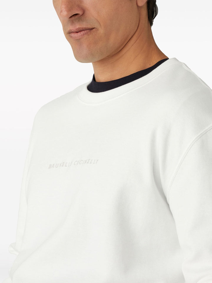 Sweatshirt with embroidery