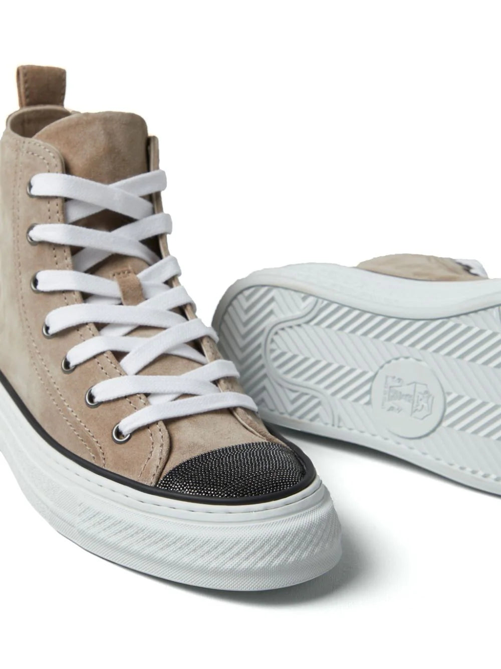 lace-up sneakers with panels