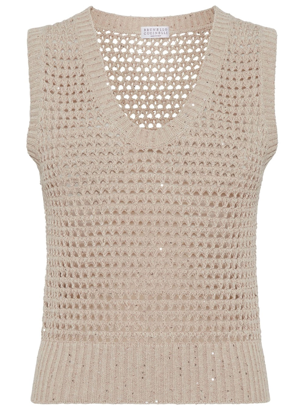 Perforated tank top