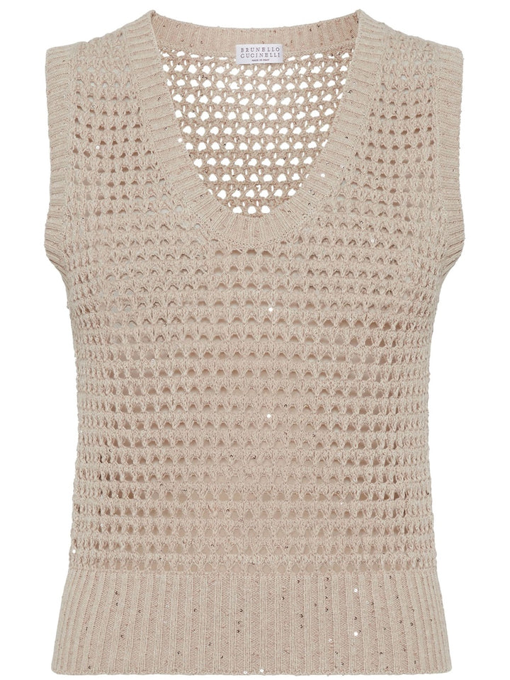 Perforated tank top