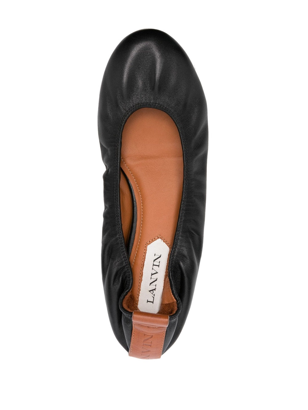 Leather ballet flats