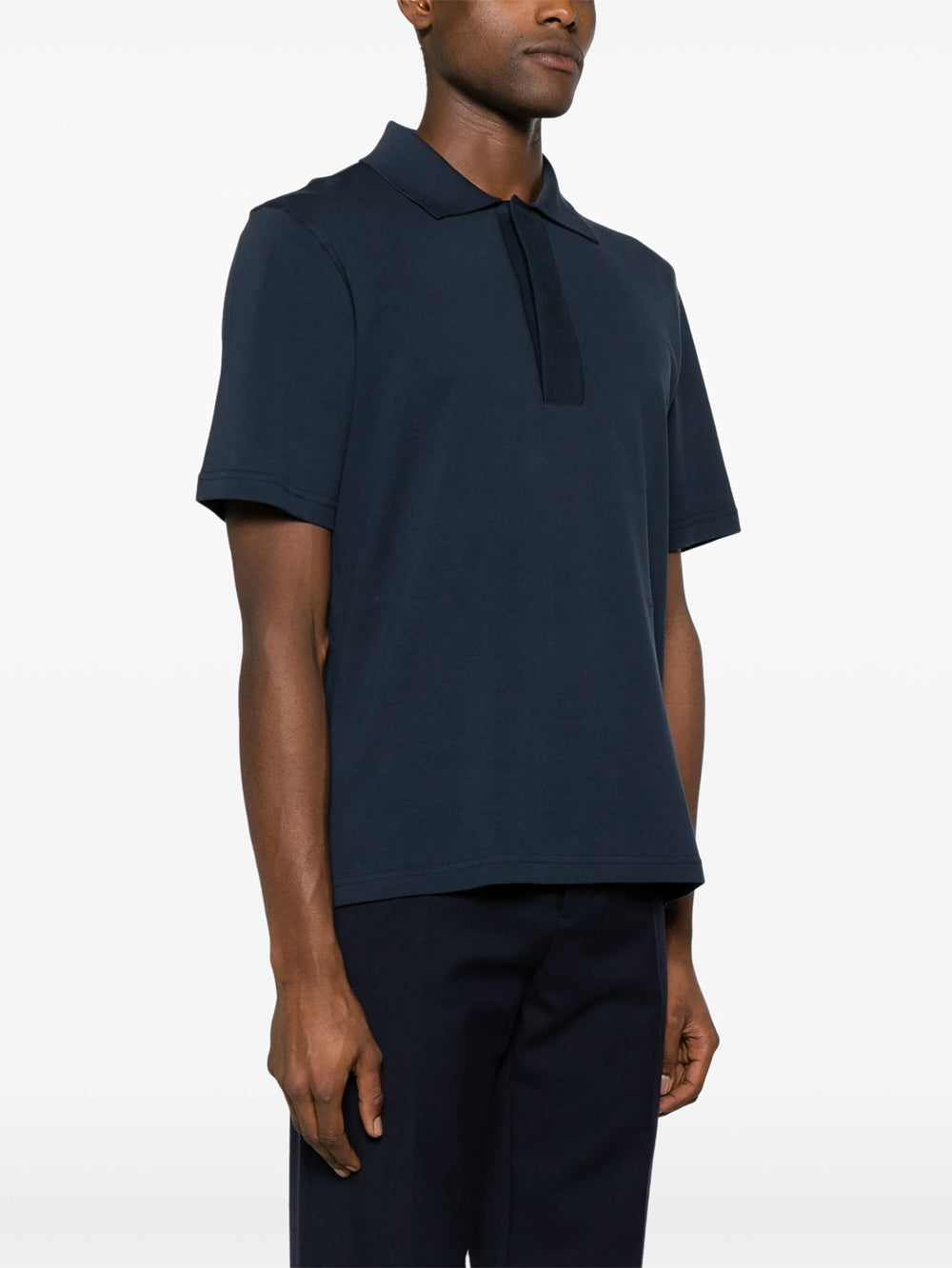 Short-sleeved polo shirt