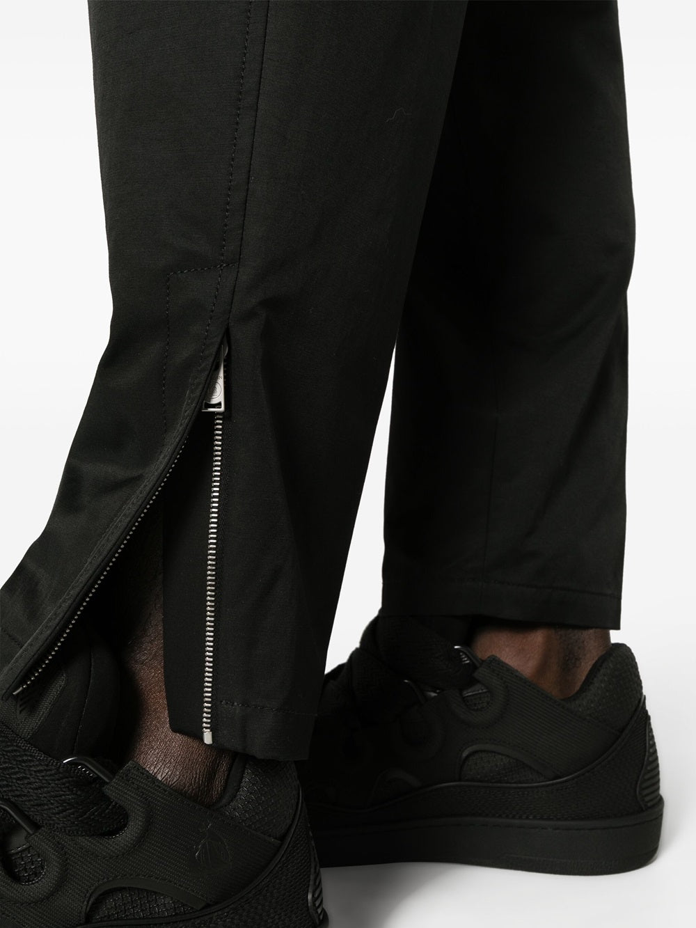 Tapered biker trousers