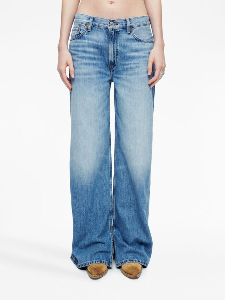 Wide leg jeans