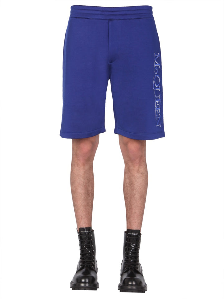 Alexander McQueen Shorts - Blue | Wanan Luxury