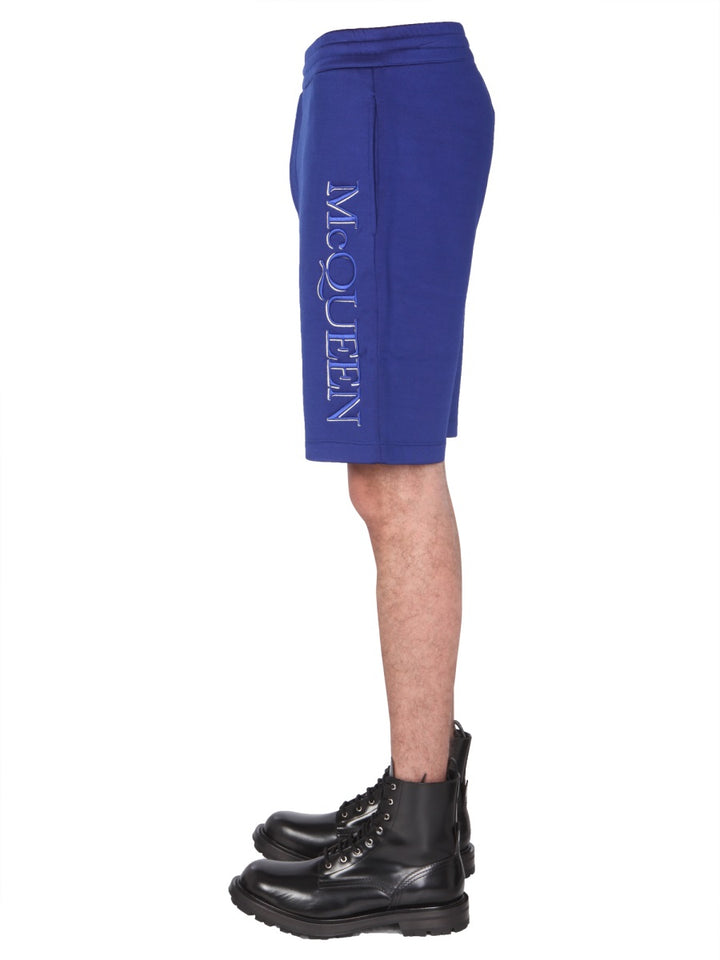 Alexander McQueen Shorts - Blue | Wanan Luxury