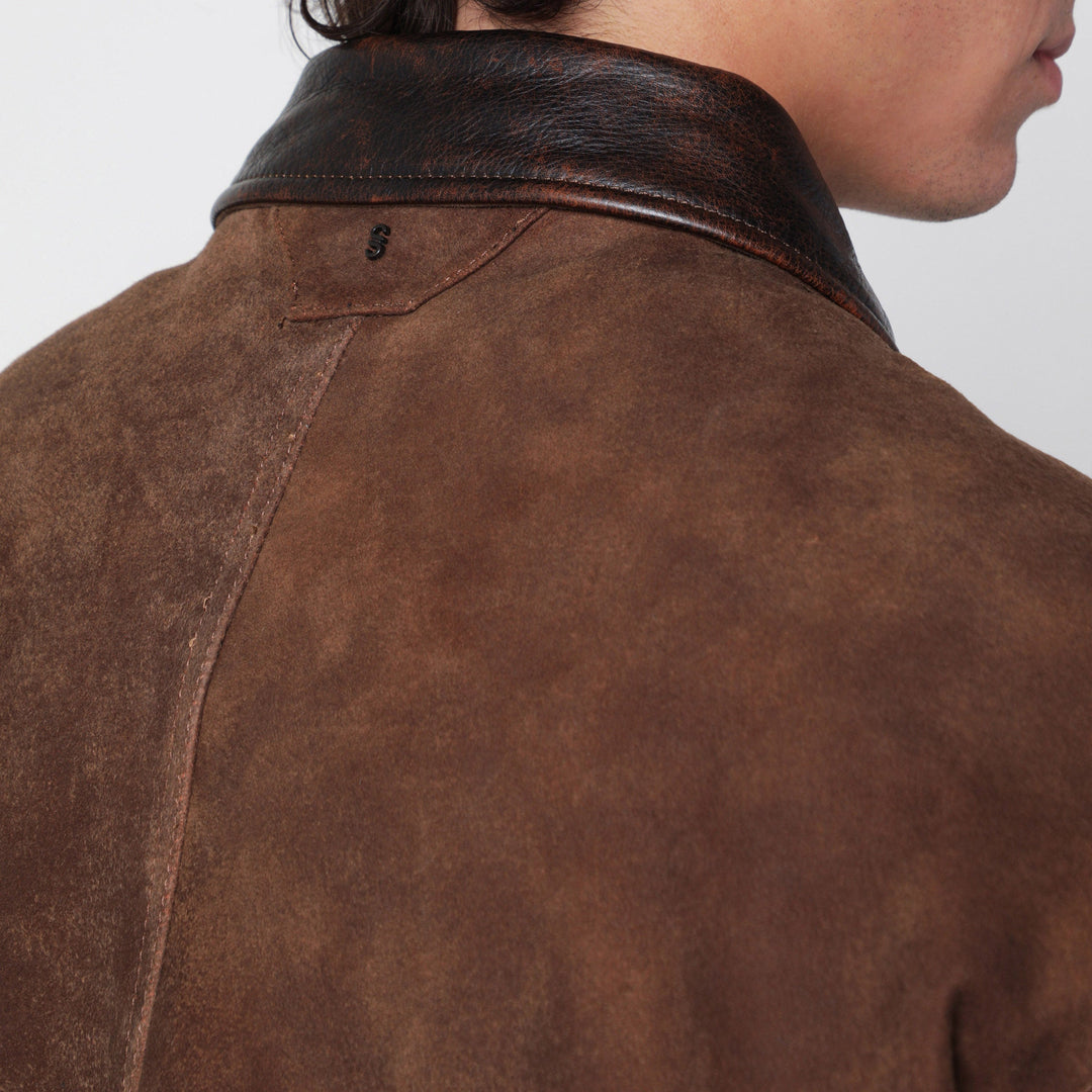 Salvatore Santoro Coats & Jackets - Brown | 3b057d1af9f88085cd3fa1ecbb03d8f0d357d025