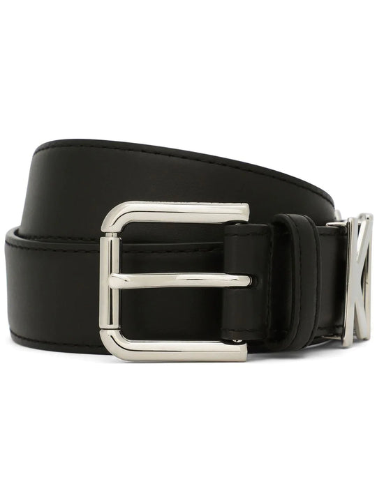 Belt With Logo Buckle