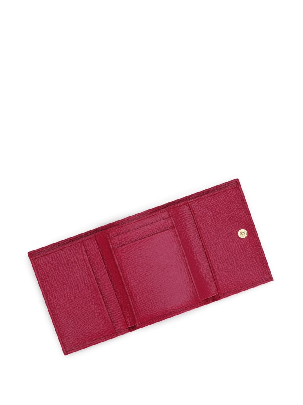 Compact wallet with logo plaque